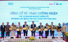 Vinaconex lọt Top 15 Doanh nghiệp quản trị tài chính tốt năm 2022