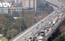 Hà Nội cấm xe đường Vành Đai 3 trên cao đoạn Mai Dịch-Cầu Thăng Long