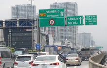 Cấm xe tại 1/2 chiều đường Vành đai 3 trên cao từ hôm nay đến 20/6