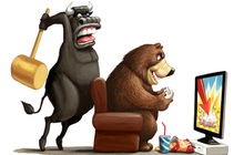 Thị trường chứng khoán rung lắc mạnh ở vùng VnIndex 1.350 điểm