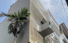 Nhà phố 40 m2 có mặt tiền ấn tượng như một tác phẩm nghệ thuật, tràn ngập ánh nắng và không gian xanh