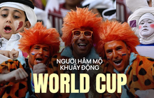 Muôn kiểu thể hiện tình yêu đội bóng của người hâm mộ tại World Cup 2022: Hài hước, cảm xúc và có 1-0-2