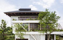 Nhà bậc thang có 4 mặt đón gió ở Vĩnh Phúc gây tò mò