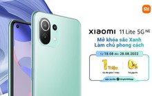 Xiaomi 11 Lite 5G NE ra mắt phiên bản màu mới xanh bạc hà