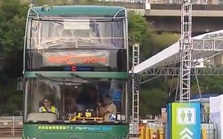 Xe bus hai tầng chạy bằng hydro tại Hong Kong (Trung Quốc)