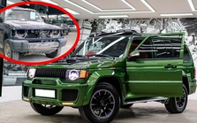 Thợ Việt độ Mitsubishi Pajero cũ nát theo phong cách G 63 Brabus, sơn màu giống Porsche