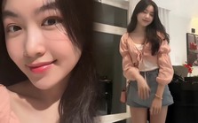 Sắc vóc con gái lớn nhà MC Quyền Linh qua camera thường Sắc vóc con gái lớn nhà MC Quyền Linh qua camera thường