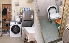 Bên trong căn phòng 15m2 của gia đình 3 người, khéo léo tiết kiệm từng chút không gian