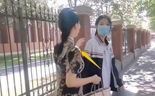Bức ảnh đưa con gái đi thi gây sốt MXH Bức ảnh đưa con gái đi thi gây sốt MXH