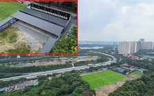 Cận cảnh sân bóng, khu bắn cung 'mọc' trên đất trường học tại phường đông dân nhất Thủ đô