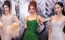 Thảm đỏ Chung kết Miss Universe Vietnam 2023: Lan Khuê chiếm spotlight, 1 Hoa hậu quốc tế xuất hiện