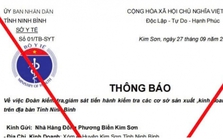 Ninh Bình: Giả danh Phó Giám đốc Sở Y tế để lừa đảo