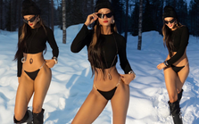 H'Hen Niê mặc bikini hở bạo cực "cháy" giữa trời tuyết Phần Lan, ở Việt Nam còn thấy "khét lẹt"