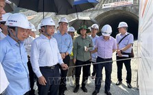 Kiểm tra thi công hầm dài nhất trên dự án cao tốc Quảng Ngãi - Hoài Nhơn