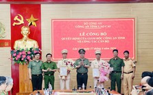 Công bố quyết định điều động, bổ nhiệm cán bộ công an tỉnh Lào Cai