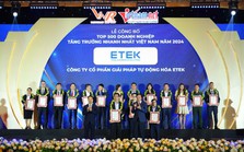 ETEK ghi danh Top 500 Doanh nghiệp tăng trưởng nhanh nhất Việt Nam 2024