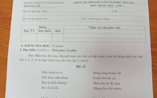 Bài kiểm tra Tiếng Việt lớp 1 gây tranh cãi nhất MXH hôm nay vì quá khó: "Đề thế này, các con ở lại lớp hết!"