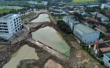 Sau bán đất sai quy hoạch, KĐT Thanh Hà lại múc đất, làm hồ trên khu quy hoạch cây xanh