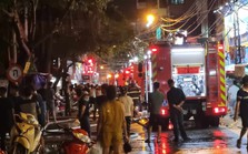 Hiện trường vụ cháy nhà 6 tầng ở Định Công Hạ