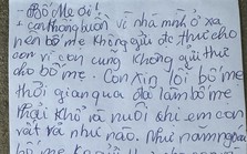 Bé trai gửi thư cảm ơn bố mẹ đi làm xa nuôi mình, dân mạng van xin: "Làm ơn viết cho con vài dòng chữ"