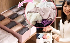 Cùng một chiếc tủ quần áo mà các bà nội trợ Nhật Bản có thể lưu trữ được hơn bạn hàng trăm món đồ