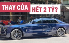 Tranh cãi về chi phí thay cửa cho chiếc Rolls-Royce Ghost bị tai nạn: CĐM đồn mất 2 tỷ, người trong nghề nói chỉ tốn khoảng 300 triệu