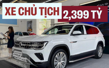 VW Teramont President về đại lý: Giá 2,4 tỷ đồng, hàng 2 ghế 'chủ tịch', có ADAS, giới hạn 88 xe trong năm 2024