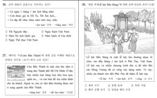 Làm thử đề thi môn Tiếng Việt trong kỳ thi ĐH Hàn Quốc năm nay: Tưởng không khó mà khó không tưởng, đến người Việt còn "lú"