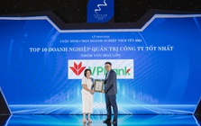 VPBank lọt Top 10 Doanh nghiệp Quản trị công ty tốt nhất năm 2024