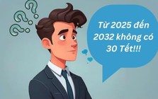 Vì sao 8 năm liền kể từ 2025, Tết Nguyên đán không có ngày 30 Tết?