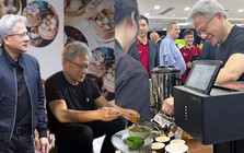 CEO Tập đoàn NVIDIA nghìn tỉ USD sang Việt Nam uống cafe bình dân, ăn quán vỉa hè như khách du lịch