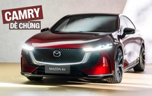 Mazda 6e ra mắt: Thiết kế khác hẳn Mazda6, nội thất ‘cận sang’, chạy 555km/sạc, mở bán cuối năm đấu Camry