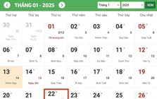 Tết ông Công ông Táo 2025 rơi vào ngày nào Dương lịch?