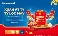 Khai xuân mới 2025, Sacombank trao 'Tỷ lộc may' tri ân khách hàng