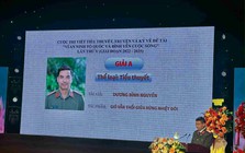 Thượng tá công an giành giải nhất văn chương với tiểu thuyết đầu tiên về tội phạm dữ liệu
