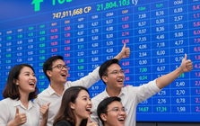 Chứng khoán tăng điểm "tưng bừng", cổ phiếu lại đồng loạt xanh - tím