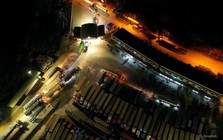 Đúng 18h30, xe tải Trung Quốc không người lái, sẽ di chuyển vào ban đêm sang Việt Nam