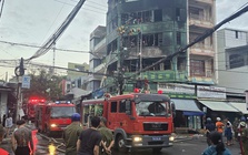 CLIP: Cháy lớn sát chợ Đầm Nha Trang