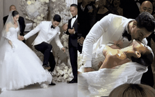 Nghi lễ đạp vỡ ly thuỷ tinh kỳ lạ trong đám cưới lần 2 của con gái tỷ phú Johnathan Hạnh Nguyễn