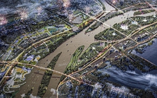 Quá khủng: Dự án đại lộ ven sông Hồng có vốn đầu tư 855.000 tỷ đồng, metro đi ngầm dọc bờ sông và có chung cư cao tầng