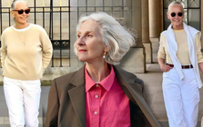 Học phụ nữ Pháp cách "già đi kiêu hãnh": Tóc bạc cứ để tự nhiên, quên ngay những bộ "đồ bà già" rộng thùng thình