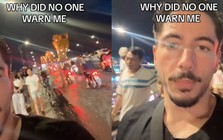 Khách Tây ướt sũng ở Đà Nẵng, khóc thét trách dân mạng "sao không cảnh báo"