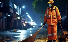 Bác lao công quét đường nhặt được bọc tiền 1,4 tỷ, đứng canh bên vỉa hè suốt 3 tiếng giữa đêm đông