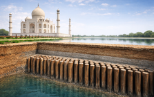 Lâu đài đá hàng trăm nghìn tấn “nổi” ven sông chỉ bằng cọc gỗ: Kỳ quan công nghệ của người xưa