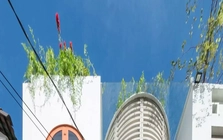 Nhà 170m2 trong hẻm cụt thông thoáng nhờ thiết kế 'lõi gió'