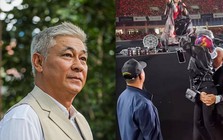 Vệ sĩ tóc bạc U65 của Mỹ Tâm nhấc bổng một người ngay trong show