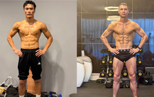 Thủ môn Bùi Tiến Dũng đu trend khoe body của Ronaldo, còn gọi thẳng chính chủ vào xem, được khen 1 chín 1 mười