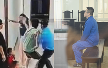 Những hình ảnh đầu tiên trong phiên tòa xét xử người đàn ông đánh phụ nữ tại chung cư ở Hà Nội