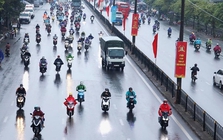 Không khí lạnh tăng cường trở lại ngay ngày đầu tiên của năm mới, miền Bắc mưa to, rét đậm