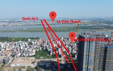 Toàn cảnh khu vực sẽ xây hầm qua sông Hồng gần 22 nghìn tỷ đồng